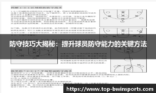 防守技巧大揭秘：提升球员防守能力的关键方法